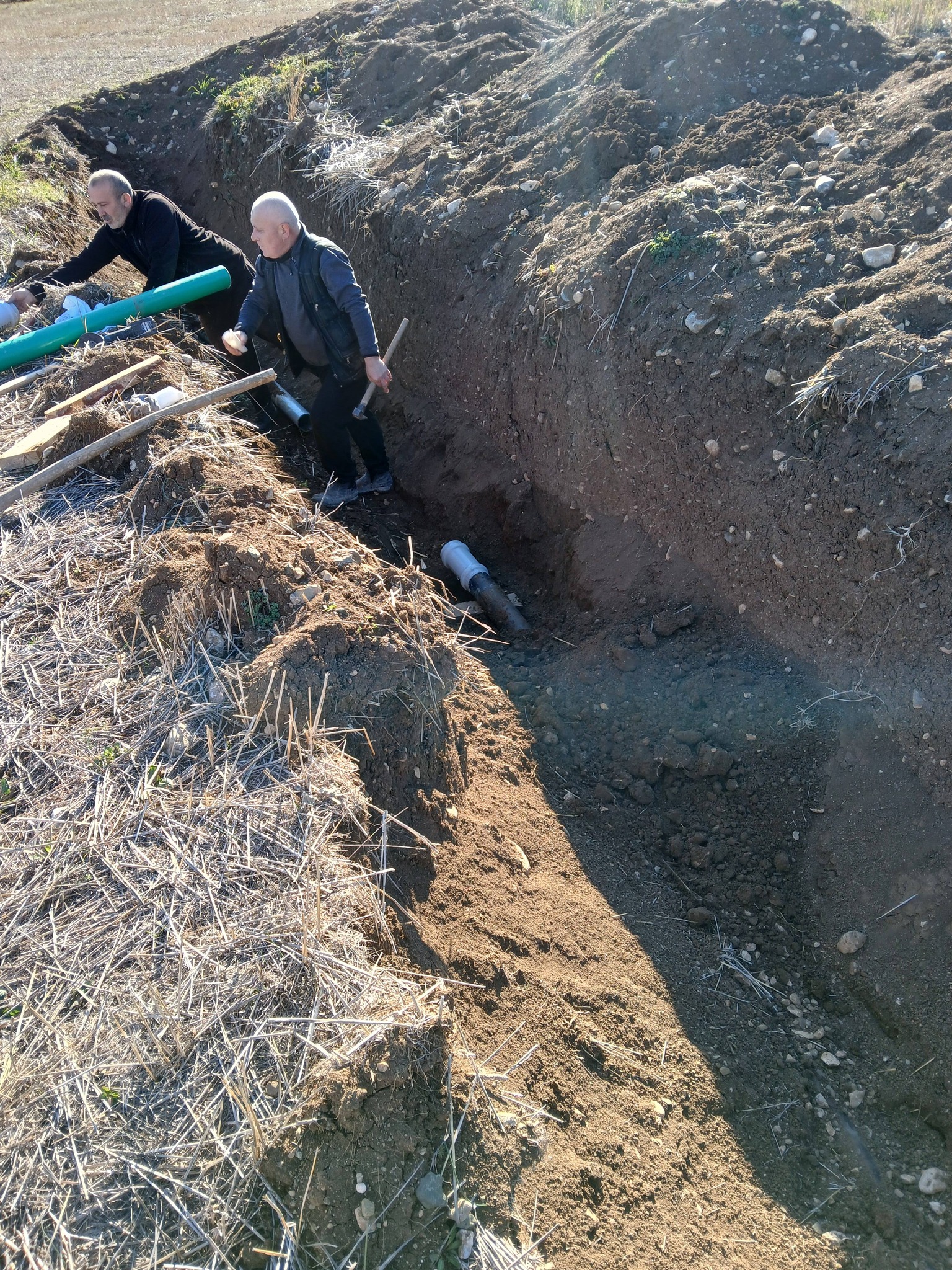 Sulama Havuzunda Çalışmalar Devam Ediyor