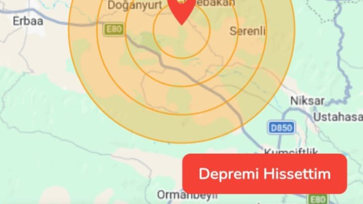 Tokat'da Oluşan Deprem Köyümüzde Hissedildi